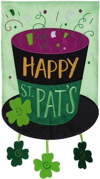 Happy St Pats Day House Flag